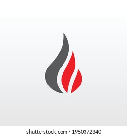 abstract smoke and fire Logo. a unique, exclusive, elegant, professional, clean, simple, modern logo. It would be perfect for your company