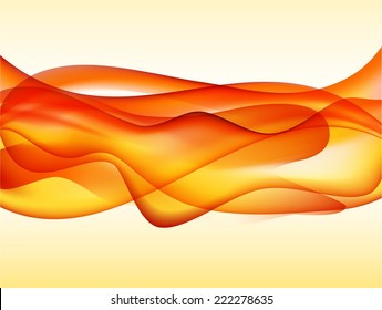 Abstract Smoke Flame Background