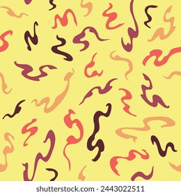 Abstract Smoke Fog Seamless Pattern Vector illustration Design