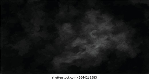 Abstract smoke and mist swirl on a dark background, creating a mysterious and textured effect with hints of color and light