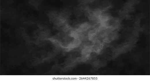 Abstract smoke on a black background creates a mysterious cloud of blue light, perfect for dark, textured backgrounds