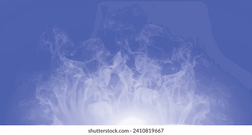 abstract smoke on blue background texture 