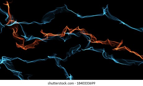 Humo abstracto sobre fondo oscuro ideal para papel tapiz