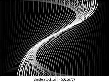 Abstract  smoke wire wave background
