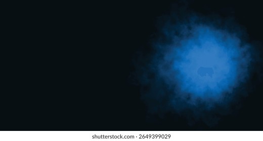 Textura de fundo de névoa azul esfumaçado abstrato com humor atmosférico escuro

