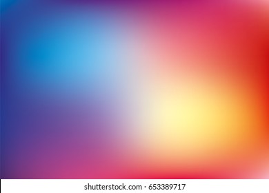 Abstract smooth background. Blue, orange and purple gradient, pattern for you presentation, vector blurred design wallpaper