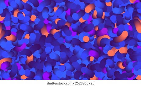 Abstract Smooth Background. Flowing Liquid Smoke Effect Texture. Vector Illustration.
