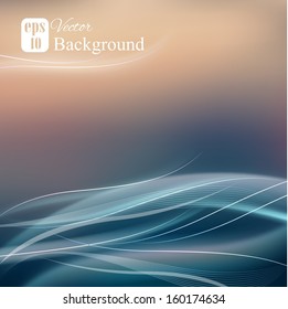 Abstract smooth background lines