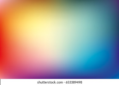 Abstract smooth background, rainbow mesh gradient, pattern for you presentation, blurred vector design wallpaper