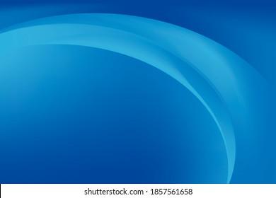 Abstract Smooth Blue Curvy Background Design Template Vector, Flowing Blue Mesh Gradient Element with Copy Space for Text 