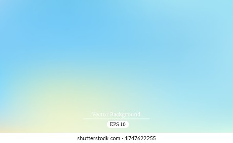 Abstract smooth blur modern background. Neutral vector contemporary backdrop. Light blue, green pastel wallpaper.