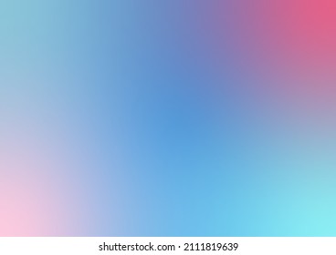 Abstract smooth blur pink and blue gradient background for website banner and card decoration Premium Vector