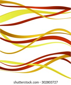 Abstract smooth bright lines