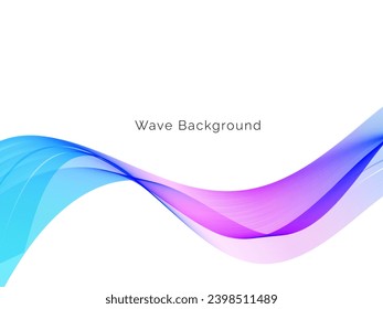 Abstract smooth color flowing wave background