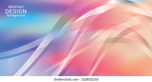 
Abstract smooth color wave vector. Curve flow blue motion illustration. Smoke design. Vector lines