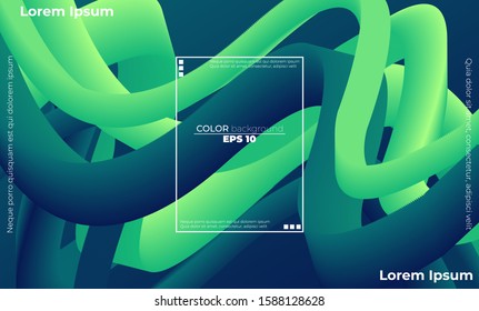 Abstract smooth color wave vector. Curve flow motion illustration. for brochure, website, flyer gift card, desktop, poster template, landing page, ui, ux ,cover book,  baner, social media posted, sale