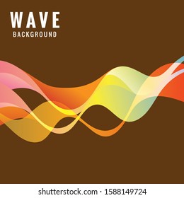 
Abstract smooth color wave vector. Curve flow colorful motion illustration. Smoke design. Vector lines