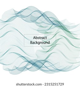 Abstract smooth color wave vector. Curve flow motion illustration
