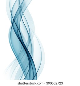 Abstract smooth color wave vector. 