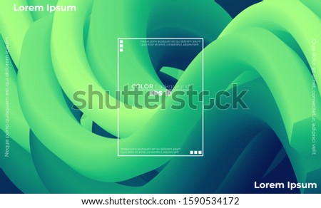 Abstract smooth color wave vector. Curve flow motion illustration, Applicable for gift card, desktop, poster template,  landing page, ui, ux ,cover book,  baner, social media posted, sale, timeline