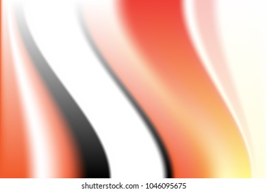 Abstract smooth color wavy vector art background.