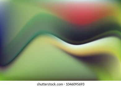 Abstract smooth color wavy vector art background.