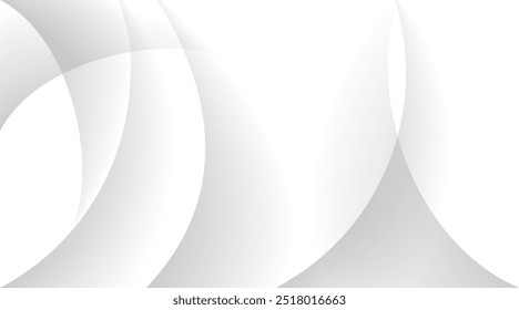Fondo blanco de curva lisa abstracta