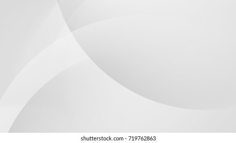 Abstract Smooth Curve White and Gray Vector Backgrounds