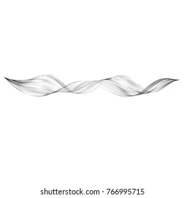 Abstract smooth curved line Design element Technological futuristic background with wavy line Stylization technology digital equalizer audio Smooth flowing wavy stripes made by blends Vector graphic
