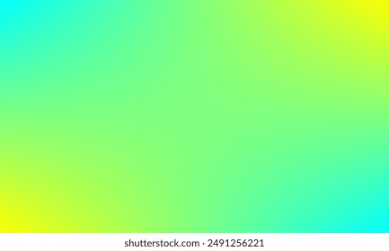 Abstract smooth cyan and yellow background. Gradient mesh illustration for digital wallpaper, room backdrop, advertising display, banner, surface, landing page, website cover