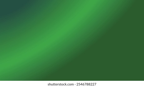 Abstract smooth dark green gradient background with space for your text and studio backdrop vector image