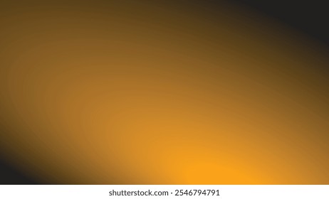 Abstract smooth dark orange gradient background with space for your text and studio backdrop and presentation