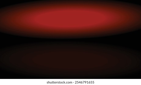 Abstract smooth dark red gradient background with space for your text and studio backdrop vector image