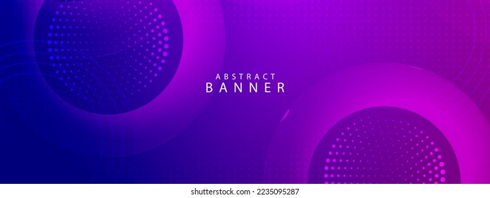 Abstract smooth dots circular shapes geometric design banner background
