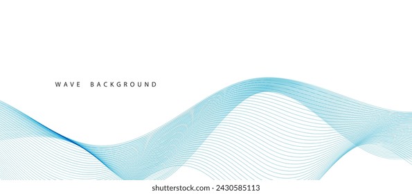 Abstract smooth flow wave background