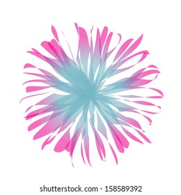 abstract smooth flower