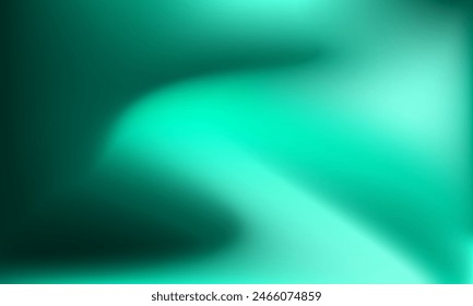 Abstract smooth fluid background. Modern aqua green gradient with motion cloud composition illustration texture for banner, poster, display, surface, decoration, page, idea, flier, backdrop