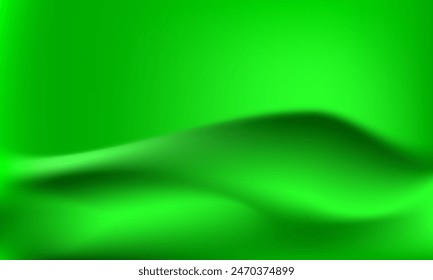 Abstract smooth fluid background. Modern green color gradient with motion composition illustration texture for banner, poster, display, surface, decorative, page, idea, flier, backdrop