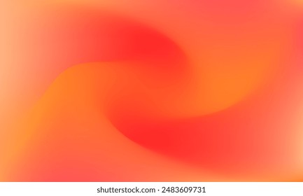 Abstract smooth fluid background. Modern soft red orange gradient with motion composition illustration texture for banner, poster, display, surface, decoration, page, idea, flier, advertising, website