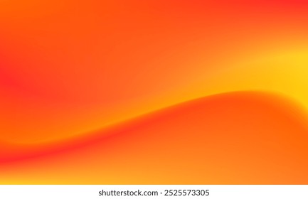 Abstract smooth fluid background. Modern orange, red, yellow gradient with curved composition texture for banner, poster, display, surface, decoration, idea, flier, advertising, landing page, greeting