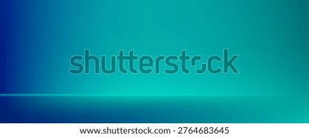 Abstract smooth gradient background blending blue and turquoise tones with soft lighting and subtle blur. Clean, modern, and minimal design
