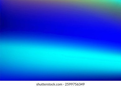 Abstract smooth gradient background featuring vibrant blue and teal hues 