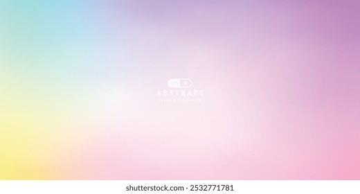 Abstract Smooth Gradient Background in Soft Colors