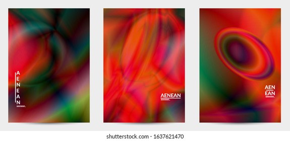 Abstract smooth gradient colors shiny flare moving effect. Northern lights vector background. Glowing hologram texture futuristic outer space energy flow creates psychedelic pattern.