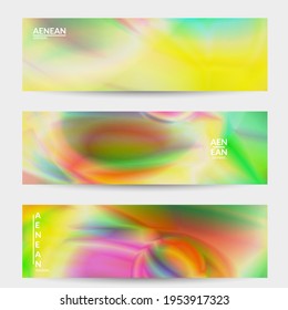Abstrakter, glatter Farbverlauf-Effekt glänzende Fackelbewegung. Nordlichter, Vektorhintergrund. Glühende Hologramm-Textur futuristische Weltraumenergie-Fluss schafft psychedelisches Muster.