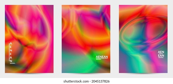Abstrakter, glatter Farbverlauf-Effekt glänzende Fackelbewegung. Nordlichter, Vektorhintergrund. Glühende Hologramm-Textur futuristische Weltraumenergie-Fluss schafft psychedelisches Muster.