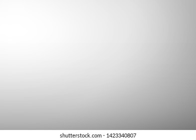 Abstract smooth gradient grey color background, vector illustration.Soft blur bright grey template.