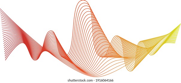abstract smooth gradient lines. website design abstraction