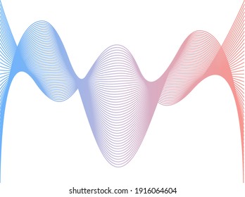 abstract smooth gradient lines. website design abstraction