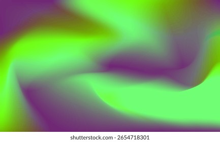 Abstract Smooth Gradient Purple and Green Modern Artistic Background Design. Ideal design for social media, cover, banner, flyer, ads.